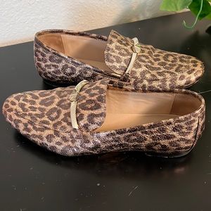 Kate Spage Size 8 Leopard Print Loafer